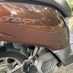 原付50cc HONDAタクト　茶色の画像