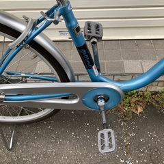 giorno 自転車 24インチ 水色 ギアチェンジ 3段の画像