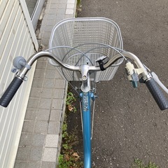 giorno 自転車 24インチ 水色 ギアチェンジ 3段の画像