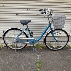giorno 自転車 24インチ 水色 ギアチェンジ 3段の画像
