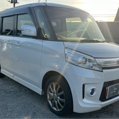 【支払総額19.8万円】h26年式スペーシアカスタム車検令和9年9月機関良好 人気色パール 片側パワスラ 修復歴無しちょうどいいハイトワゴン♩の画像
