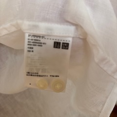 UNIQLOメンズMリネンシャツの画像