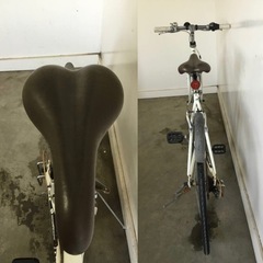 h-138△ q 岐阜発/ Blue Point/ 28インチ/ 自転車/ クロスバイク/ 6段変速/ 変速レバーグリップ劣化あり/ 現状品/ R7.3/30 △の画像