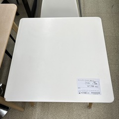 リユースのサカイ東金店 ダイニングテーブルセット 椅子×2 ※テーブルキズあり TJ15088の画像