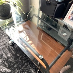 【美品】ローテーブル(ガラス)10/1まで即日引渡！の画像