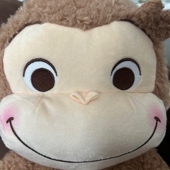 【新品未使用&美品】おさるのジョージ　赤いほっぺ　ぬいぐるみ
の画像