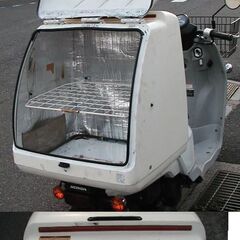 ホンダベンリィ・AA05・４サイクル、水冷純正カゴ、デリバリーボックス付き、超美品 中古、ウーバーの画像