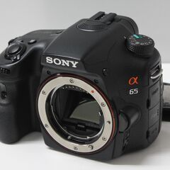 SONY/α65/SLT-A65V/レンズ付き/デジタル一眼レフ ④の画像