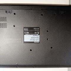 美品ノートパソコン　SSD128G メモリー8G  DVD スパーマルチ　win10proの画像