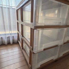 衣類収納　6つ引き出し　プラスチックの画像