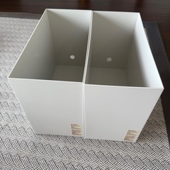 【未使用品】無印良品　ファイルボックス＆衣類圧縮袋の画像