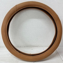 【中古品】美品 ボンフォーム(BONFORM) ハンドルカバー アバンギャルド S36.5-37.9cm サイズ:370×370×47mm カラー:キャメル 6952-01CA カー用品 車内 装飾の画像