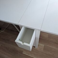 現在取引中　美品！折りたたみ式オフィスデスの画像