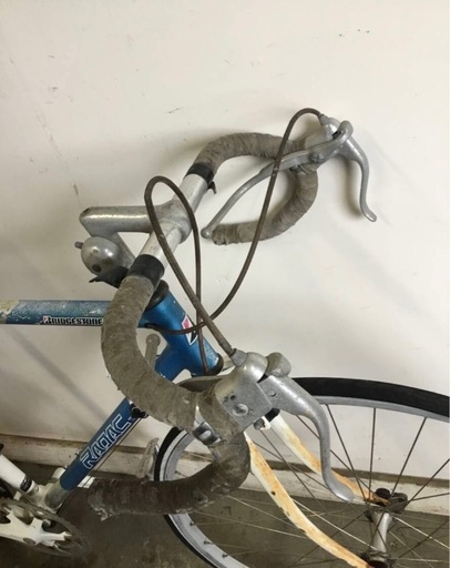 h-140△ q 岐阜発/ ブリジストン/ RADAC/ ロードバイク/ 2×6段変速/ ジャンク/ Fリム曲がりあり/ タイヤ側面劣化/ 現状品/ R7.9/20 △