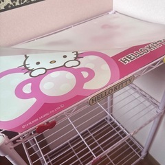 ハローキティ メタルラックの画像