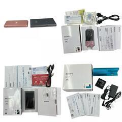 186000 現状品 SONY ソニー ウォークマン＆スピーカー NW-S313 NW-A55 NW-S315(スピーカー）  ブルー ブラック ピンク 3点まとめ売り [0000000000675]の画像