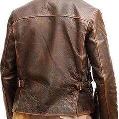 牛革ルジャケット Cow Leather Style Jacketの画像