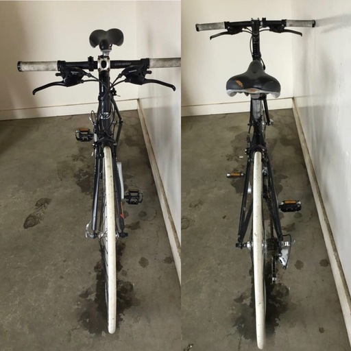 h-141△ q 岐阜発/ LOUIS GARNEAU/ ルイガノ/ RSR-4/ クロスバイク/ 2×8段変速/自転車/ジャンク/チューブ欠品/ 走行未確認/ 現状品/ R7.5/12 △