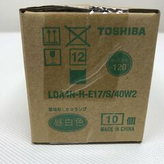 東芝　LED電球　ミニクリプトン形　40W相当　LDA4N-H-E17/S/40W2　昼白色　10個の画像