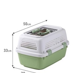 ペットキャリーケース Sサイズ くすみピンクカラー
の画像