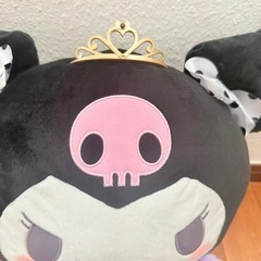 🎃新品未使用🎃クロミ　超ビックぬいぐるみ　サンリオ　ハロウィン　ドクロの画像