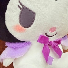 🎃新品未使用🎃クロミ　超ビックぬいぐるみ　サンリオ　ハロウィン　ドクロの画像