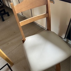 ダイニングチェア 木製椅子　２脚セット の画像