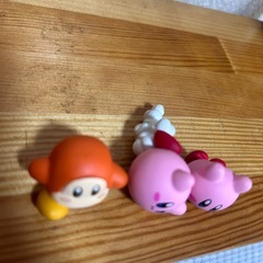 星のカービィとワドルディのミニフィギュア　の画像