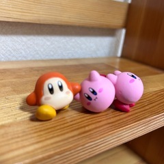 星のカービィとワドルディのミニフィギュア　の画像