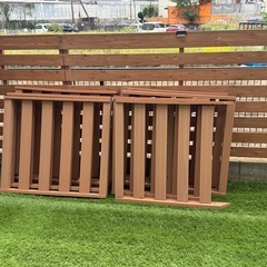 DIY用廃材　樹脂製
ウッドデッキフェンスの画像