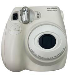 186000 現状品 FUJIFILM フジフィルム インスタントカメラ チェキ instax mini 7S ホワイト 箱付き 説明書付き [0000000000692]の画像
