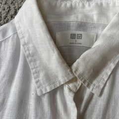 UNIQLOリネンシャツレディースM中古の画像