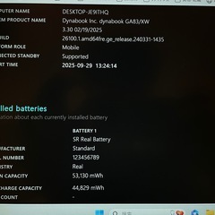 Dynabook Ryzen5-7530U 16GB 256GBの画像