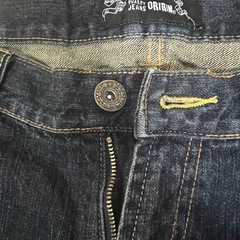 ORIGIN ダークブルーデニムパンツの画像