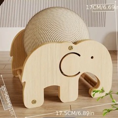 猫ちゃん用爪とぎボール 象型🐘 回転おもちゃ の画像
