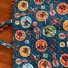 ハンドメイド　大きいバック2セットの画像