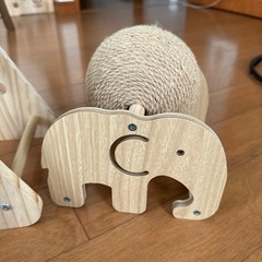 猫ちゃん用爪研ぎボール　2点セットの画像