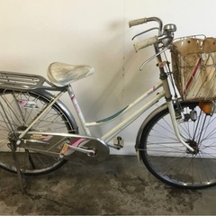 山口　シルバー号　整備済み　実用車　昭和 レトロ 自転車 　ロッドブレーキ 山口 シルバー号 整備済み 実用車 昭和 レトロ 自転車 ロッド