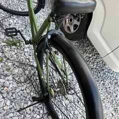 ネオサージュD マットカーキ 27型 外装6段変速  美品！！の画像