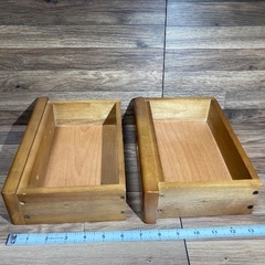 木箱 小物入れ 木製収納ボックスの画像