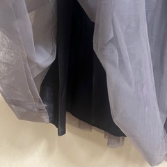 グレー キャミワンピース ロングドレの画像