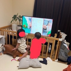 木製ベビーサークル カトージの画像