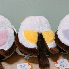 新品タグ付き シマエナガ 特大3セットの画像