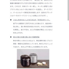 【美品】リンナイ　ガス炊飯器　直火匠　5合炊きの画像