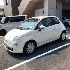 ★ 平成23年式 フィアット500(チンクエチェント) ツインエア ポップ 白 車検９年２月 走行距離74,000キロの画像