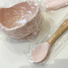 新品　ねこちゃん　ストローマグ他　離乳食4点セット　ギフトにも✨の画像
