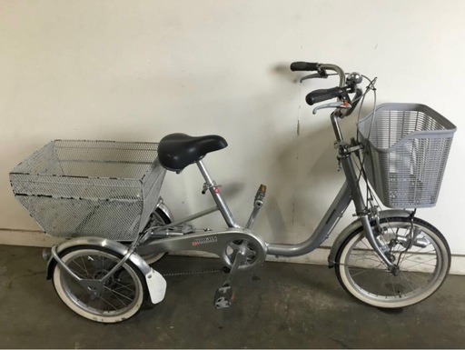 h-145△ q 岐阜発/ ブリジストン/ WAGON/ 大人用三輪自転車/ スイングなし/ 変速なし/ 走行確認/ 現状品/ 管08s/ R7.9/19 △