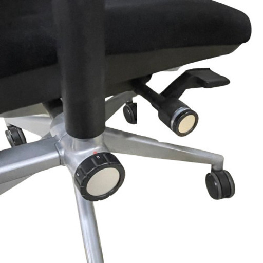 【直接引取限定】Steelcase スチールケース プリーズチェア  LIGNE 55 ヘッドレスト アームレスト 肘付ハイバックチェ