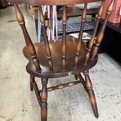2509-522 飛騨産業 キツツキマーク ウィンザーチェア ヴィンテージ感有りキツツキマークのチェア入荷しました！！ ご予約はお早目に！！ 中古の画像