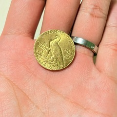 ゴールド 金色 コイン 金貨 メダルの画像